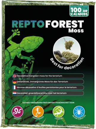 Декорація для акваріума REPTO FOREST MOSS 100G (R5100490): додаткове фото 2