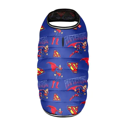Курточка-накидка для собак WAUDOG Clothes, малюнок "Сила Супермена", M, А 37 см, B 52-62 см, С 36-47 см: додаткове фото 2