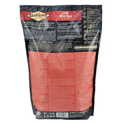 Сухий корм Carnilove Lamb & Wild Boar для дорослих собак всіх порід, ягня та кабан, 1,5 кг: додаткове фото 4