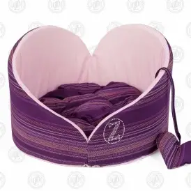 Лежанка Zoom Zoom Zoo Angel Heart бузковий-рожевий, розмір 0, 40х25 см