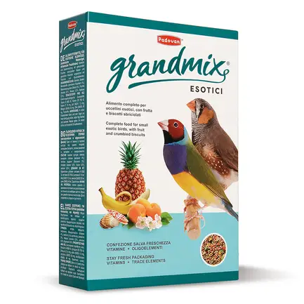 GrMix esotici 400g/Корм д/екз. птахів, амадинів Падован ГрандМікс Езотіці 400г