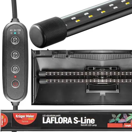 Світильник Kruger Meier LAFLORA S-Line 100 92см 15W LED для акваріума з таймером: додаткове фото 7