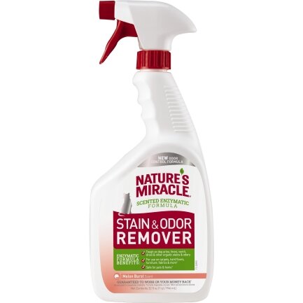 Засіб 8in1 NM Cat Stain&amp;Odor Remover Spray Mel для усунення плям та запахів котів, з ароматом дині, 946 мл