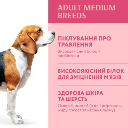 OPTIMEAL сухий корм для собак середніх порід - індичка 4 кг: додаткове фото 3