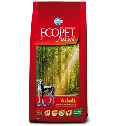 Сухий корм Farmina ECOPET NATURAL Adult MAXI для дорослих собак великих порід, з куркою, 12 кг