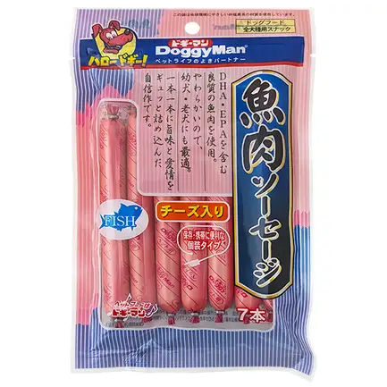 DoggyMan Fish Sausages ДОГГІМЕН СОСИСКИ РИБ’ЯЧІ ласощі для собак 0,105 кг