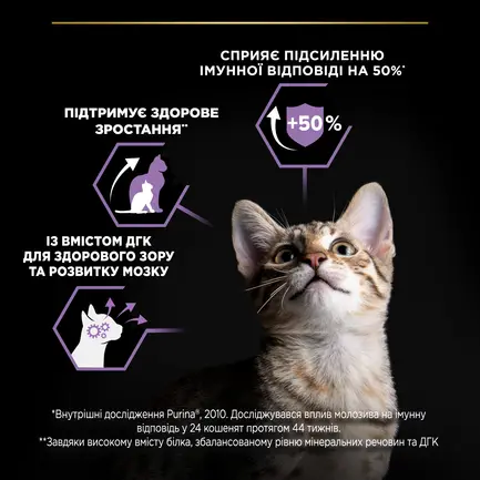 Сухий корм PRO PLAN Kitten <1 Healthy Start для кошенят з куркою 10 кг: додаткове фото 6
