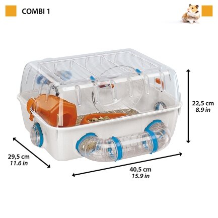 Ferplast CAGE COMBI 1 Клітка для хом&#039;яків — Фото 1