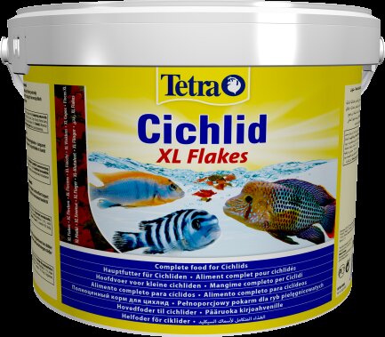 Корм Tetra Cichlid XL Flakes для рибок цихлід, 1,9 кг (пластівці)