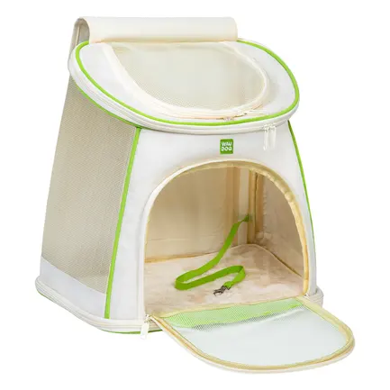 Рюкзак-переноска для котів та дрібних порід собак WAUDOG Relax Eco, 40*40*26 см, до 8 кг: додаткове фото 3
