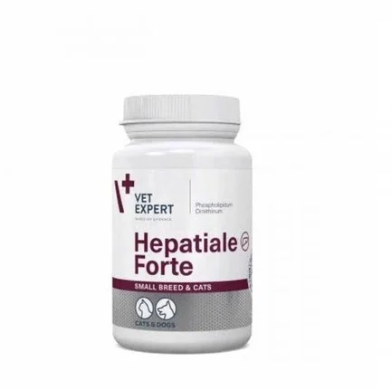 Харчова добавка VetExpert Hepatiale Forte Small Breed&cats для підтримання та захисту функцій печінки у котів і собак малих порід