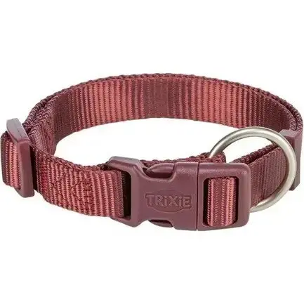 Нашийник для собак Trixie "Premium", S: 25-40см/15мм, сангрія