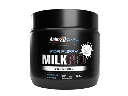 Сухе молоко AnimAll VetLine Milk Pro For Puppy для цуценят всіх порід від народження, 300 г