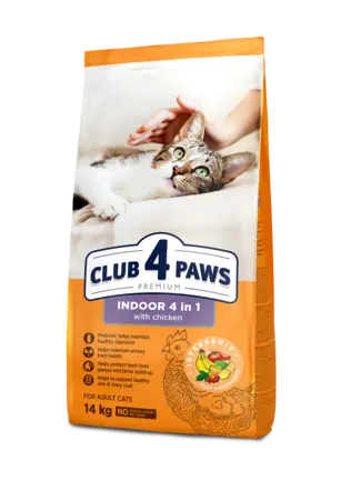 С4Р Premium сух індор 4 в 1 коти 14,0 кг