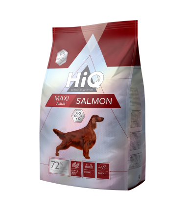 Сухий корм для дорослих собак великих порід HiQ Maxi Adult Salmon 2,8кг