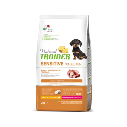 Natural Trainer Dog Sensitive Puppy&Junior Mini сухий корм для цуценят дрібних порід з качкою 2 кг