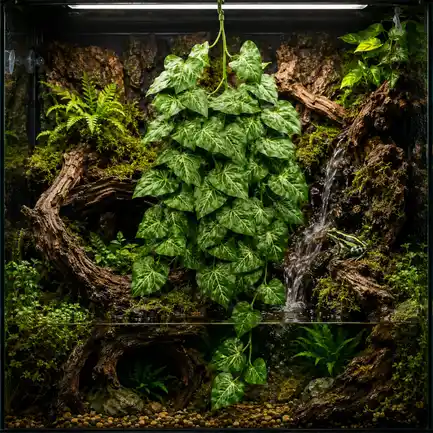 Штучна рослина Hobby Climber Heartleaf 70 см (37727) для тераріуму, акватераріуму та палюдаріуму: додаткове фото 3