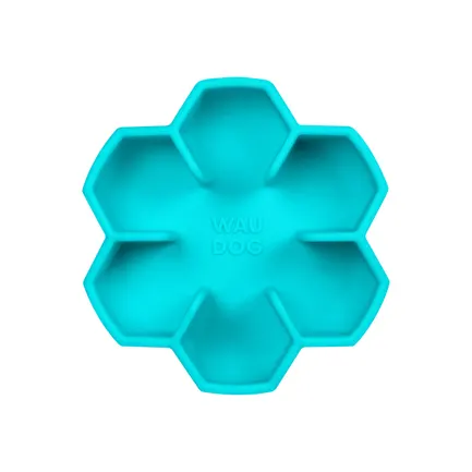 Миска для повільного харчування WAUDOG Silicone, 450 мл, блакитний: додаткове фото 3