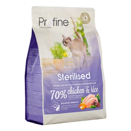 Сухий корм Profine Sterilised для стерилізованих котів, з куркою та рисом, 2 кг: додаткове фото 5