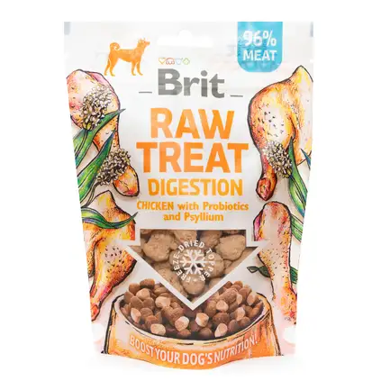 Ласощі для собак Brit Raw Treat freeze-dried Digestion для травлення, курка, 40 г: додаткове фото 5