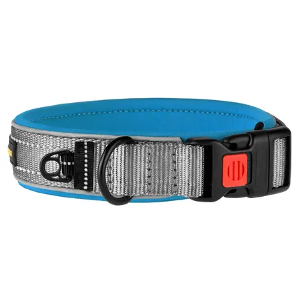 Нашийник для Собак BronzeDog Sport Сіро - Блакитний M: додаткове фото 2