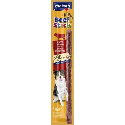 Vitakraft Beef Stick Original Ласощі для собак м’ясні палички з яловичим серцем, 12 г