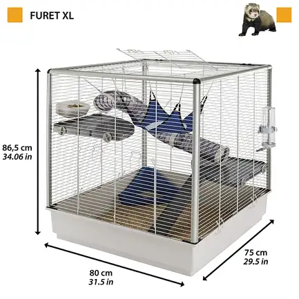 Ferplast CAGE FURET XL Клітка для тхорів: додаткове фото 2