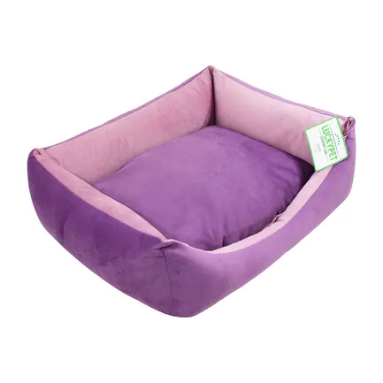 Лежак Ліра-new №1 бузковий+рожевий Luсky Pet, 40х50х16