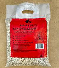 SMART PETS Кукурудзяний наповнювач для тварин, 3кг