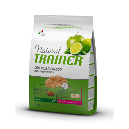 Natural Trainer Super Premium Puppy Maxi сухий корм для цуценят великих порід 3 кг