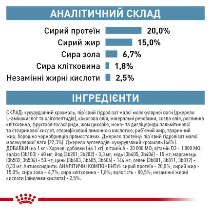 Дієтичний сухий корм Royal Canin ANALLERGENIC SMALL DOG для собак 3 кг: додаткове фото 4