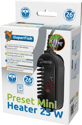 Обігрівач для акваріума Preset Mini Heater 25 Watt (A4030140)