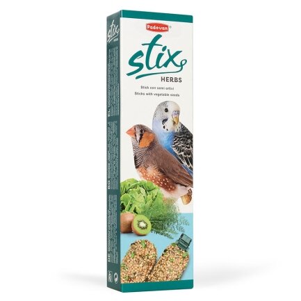 Stix herbs cocor/es/Ласощі Стікс д/хвил. папуг, амадинів Падован Хербс 80 г