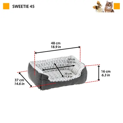 Ferplast SWEETIE 45 BEDDING М'яке місце: додаткове фото 2