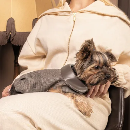 Жакет Pet Fashion «Harry» для собак, розмір S, коричневий: додаткове фото 4