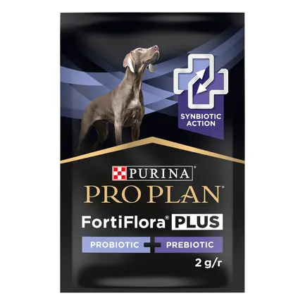 Пробіотик з пребіотиком PRO PLAN FortiFlora PLUS для дорослих собак та цуценят для підтримання нормальної міклофлори кишечника 30x2 г: додаткове фото 3
