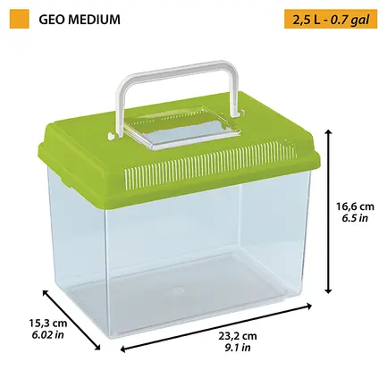 Ferplast GEO MEDIUM Контейнер для риб та амфібій (2,5л): додаткове фото 2