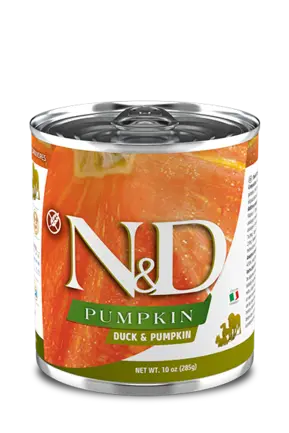 Вологий корм для собак Farmina N&D Grain Free PUMPKIN DUCK ADULT MEDIUM & MAXI беззерновий з гарбузом, качкою 285 г