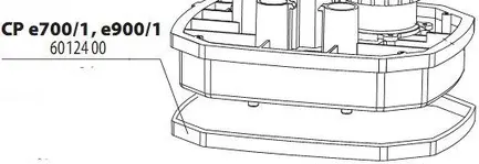 Запасна частина JBL прокладка ущільнювача для фільтра CP e700 / e900.