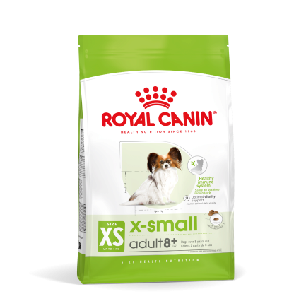 Сухий корм Royal Canin XSMALL ADULT 8+ для собак зрілого віку мініатюрних порід 3 кг