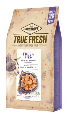 Сухий корм Carnilove True Fresh Cat для для дорослих котів, з рибою, 1,8 кг