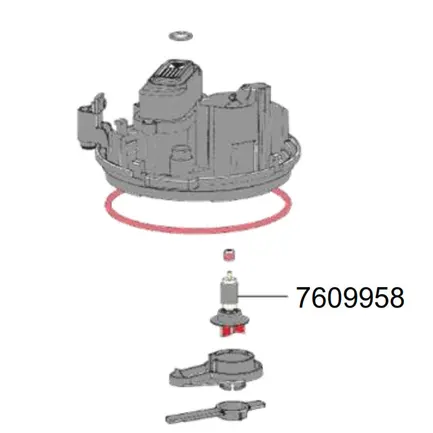Ротор (імпеллер) для зовнішнього фільтру Eheim classicVARIO+e 250 (2214) (7609958): додаткове фото 2