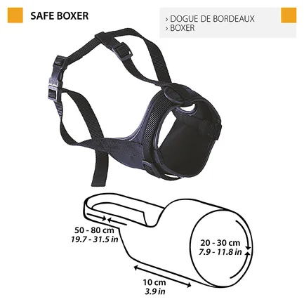 Ferplast SAFE BOXER Намордник, нейлон: додаткове фото 2