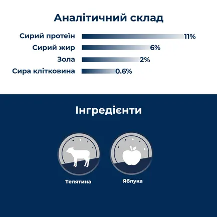 Вологий корм Dr.Clauder’s Best Selection №2 200 г для дорослих котів, телятина з яблуком: додаткове фото 3