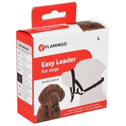 Flamingo Easy Leader L ФЛАМІНГО ІЗІ ЛІДЕР намордник для корекції поведінки собак, бульмастиф, бордоський дог L