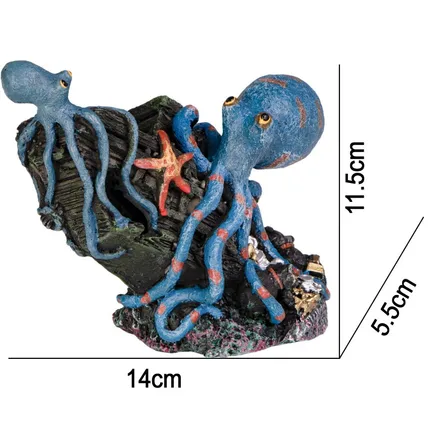 Декорація скарби восьминога Kruger Meier Octopus Treasure 14x5.5x11.5см (151012): додаткове фото 2