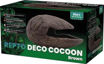 Декорація для акваріума REPTO DECO COCOON BROWN L (R5100320): додаткове фото 3