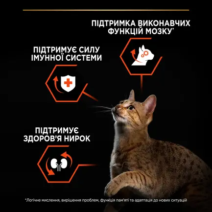 Сухий корм PRO PLAN Adult 1+ Vital Functions для дорослих котів з лососем 1,5 кг: додаткове фото 6