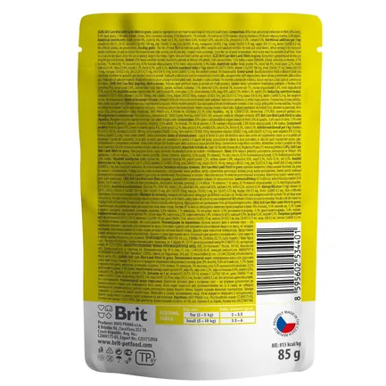 Вологий корм Brit Care Mini для собак, з філе ягняти в соусі, 85 г: додаткове фото 3