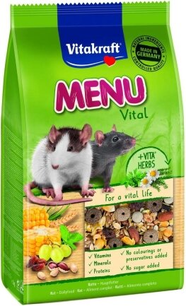 Корм Vitakraft Premium Menu Vital для пацюків, 800 г